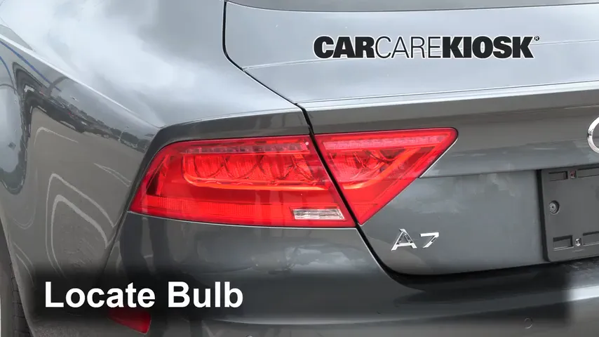 2014 Audi A7 Quattro 3.0L V6 Supercharged Lights Reverse Light (replace bulb)